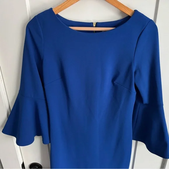 CALVIN KLEIN Cobalt Blue Dress 6 - Picture 8 of 10